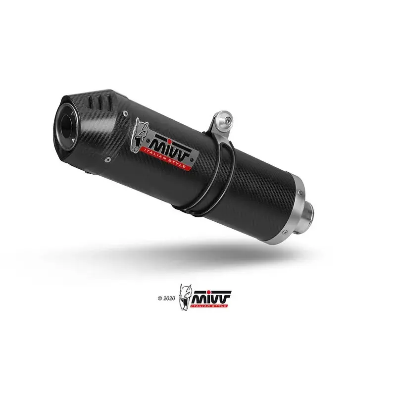 Silencieux MIVV Oval carbone - Triumph Tiger 1050 Sport