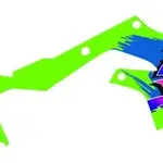 Kit déco BLACKBIRD Retro - Kawasaki KX125/250