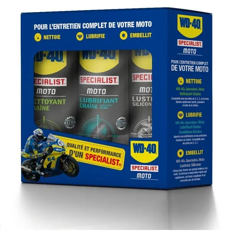Tripack WD-40 Specialist Moto