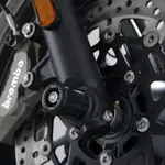 Protections de fourche R&amp;G RACING - noir Triumph Speed Twin 1200