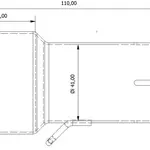 Tube de raccordement MIVV 55   41 mm