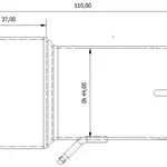 Tube de raccordement MIVV 55   44 mm