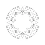 Disque de frein BREMBO rond semi-flottant type 78.B408.49 Yamaha YZF R3