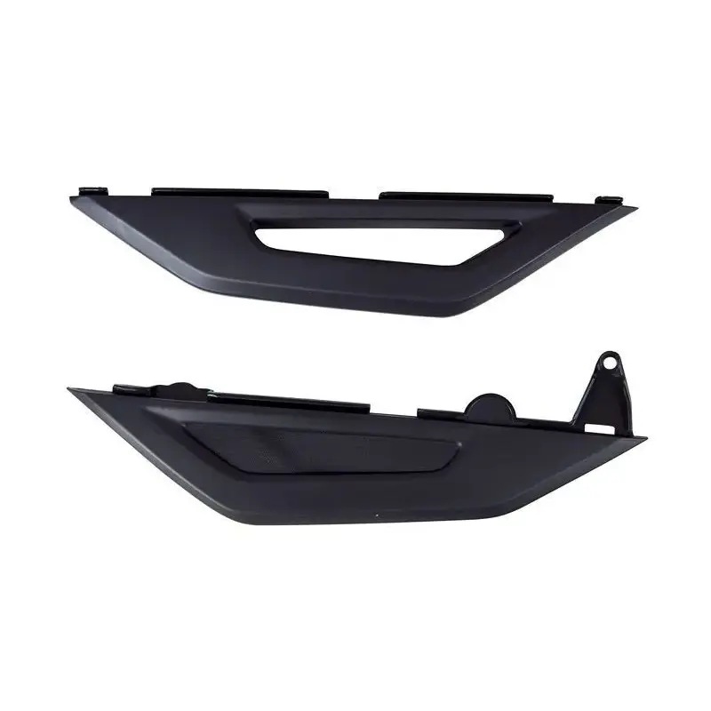 Plaques numéro latérales inférieures RACETECH noir Honda CRF450R