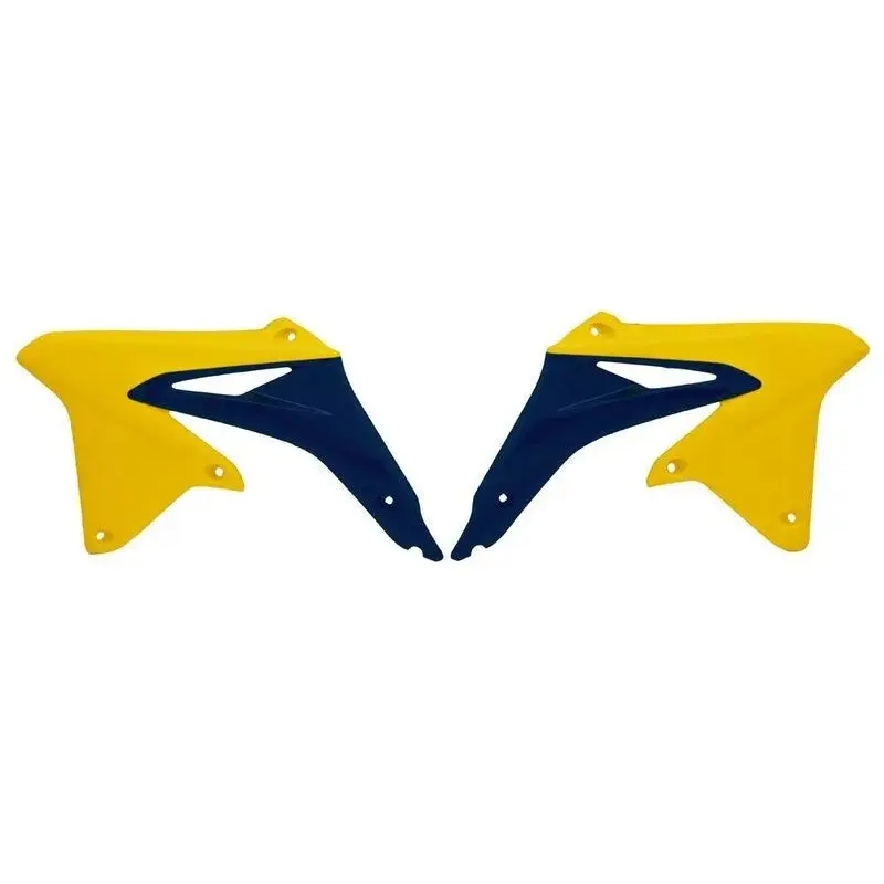 OUIES DE RADIATEUR JAUNES/BLEUES POUR Suzuki RM-Z450 2008-10