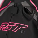 Veste femme RST S1 CE textile noir/rose fluo taille L
