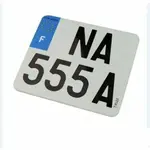 10 plaques d&#039;immatriculation alu scooter PRO PLAQUES FNI type F Scooter 210x130