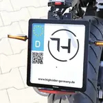 Plaque de fixation HIGHSIDER CNC plaque d&#039;immariculation