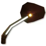 Rétroviseur HIGHSIDER Stealth-X4 (clignotant et feu de position LED)
