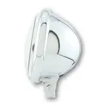 Phare à LED 5 HIGHSIDER 3/4&quot; Bates Style type 5 noir chromé, lunette noire, fixation inférieure.