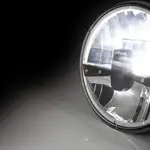 Phare LED HIGHSIDER Frame-R1 Type 3 - 7&quot; noir montage par le bas