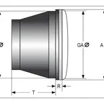 Insert de phare LED HIGHSIDER 7&quot; Type 8