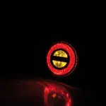 Feu arrière HIGHSIDER Rocket Bullet LED, feu stop/clignotant