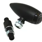 Feu arrière à LED HIGHSIDER Micro-Bullet, noir, teinté