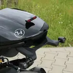 Feu arrière LED HIGHSIDER Flight, noir, verre rouge