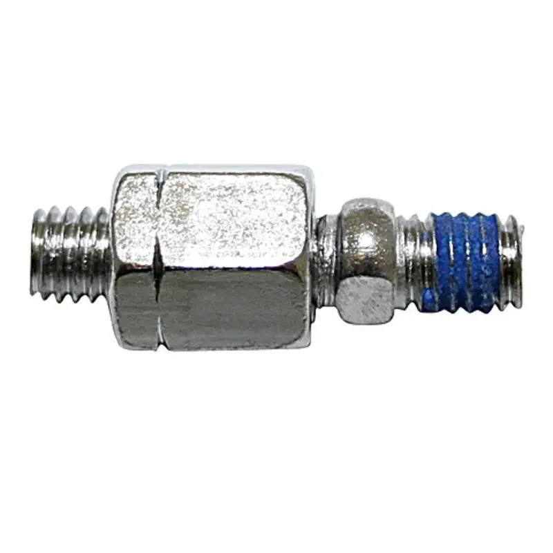 Adaptateur de miroir HIGHSIDER M8 filetage à gauche sur M8, chromé