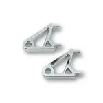 Jeu de support de phare HIGHSIDER CNC XS, chromé, la paire