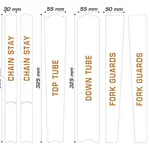 Kit protection adhésive pour cadre de vélo ALGIS Opaque - transparent