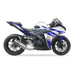Ligne complète IXIL Hexoval Xtrem Race inox / alu noir - Yamaha R3/R25