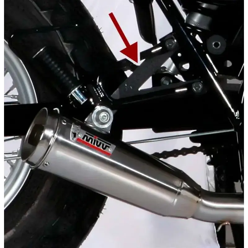 Support MIVV pour le silencieux Ghibli - Suzuki Van Van 200