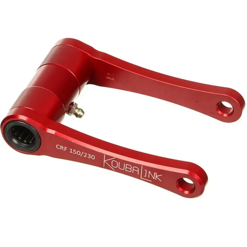 Kit de rabaissement de selle KOUBALINK (44.5 - 50.8 mm) rouge - Honda CRF150F / 230F