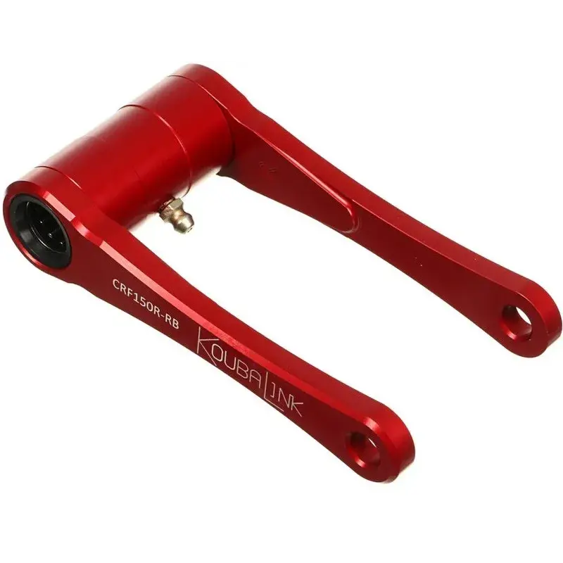 Kit de rabaissement de selle KOUBALINK (41.3 - 44.5 mm) rouge - Honda CRF150R / RB