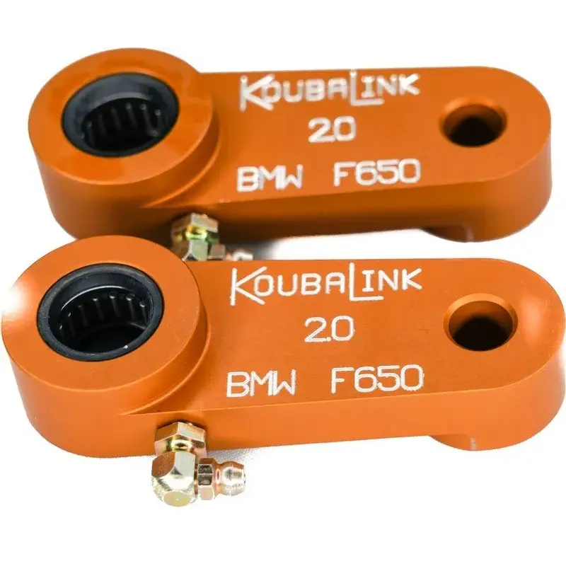 Kit de rabaissement de selle KOUBALINK (50.8 mm) orange - BMW F650 Funduro