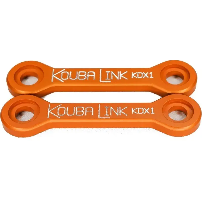 Kit de rabaissement de selle KOUBALINK (29.2 mm) orange - Kawasaki KDX200 / 220