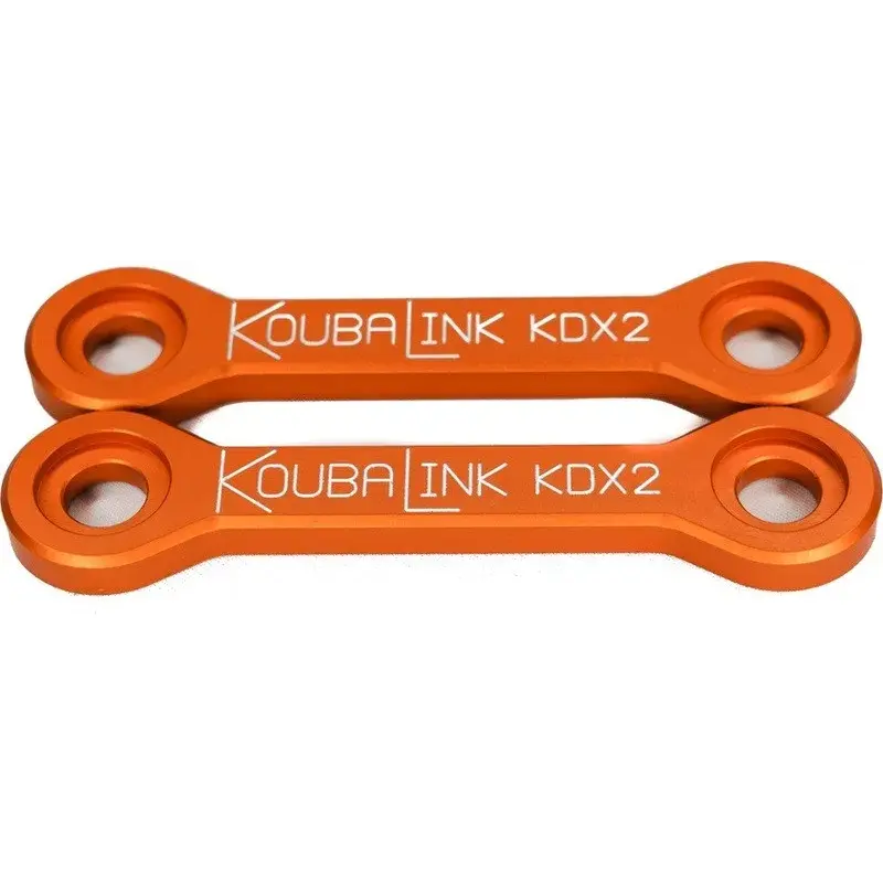 Kit de rabaissement de selle KOUBALINK (41.3 mm) orange - Kawasaki KD200 / 220