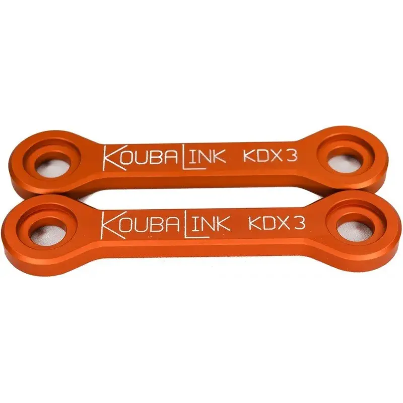 Kit de rabaissement de selle KOUBALINK (57.2 mm) orange - Kawasaki KDX200 / 250