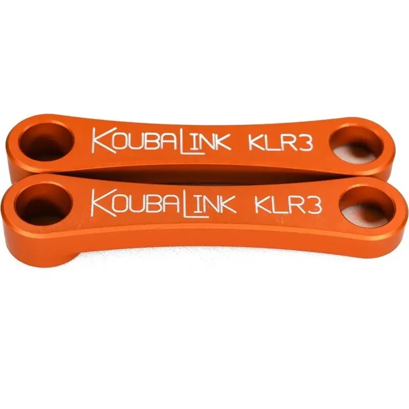 Kit de rabaissement de selle KOUBALINK (57.2 mm) orange - Kawasaki KLR250