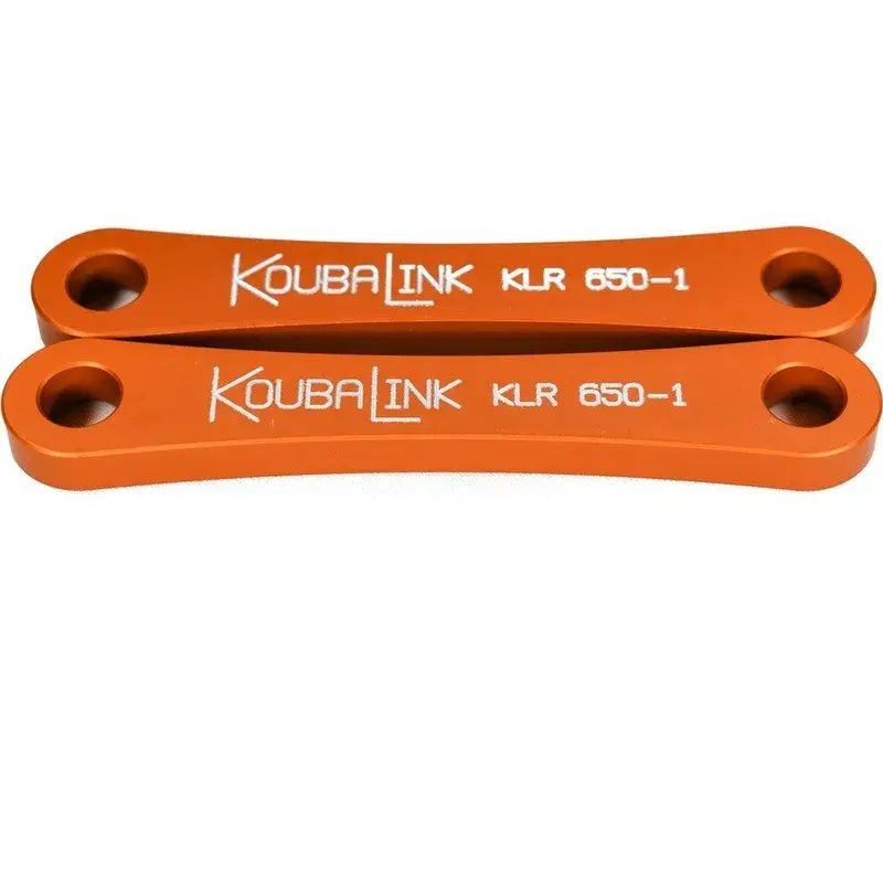 Kit de rabaissement de selle KOUBALINK (31.8 mm) orange - Kawasaki KLR650