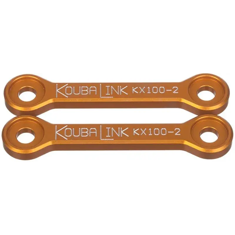 Kit de rabaissement de selle KOUBALINK (44.5 mm) orange - Kawasaki / Suzuki