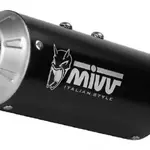 Silencieux MIVV universel ML3 acier inoxydable noir - Côté droit