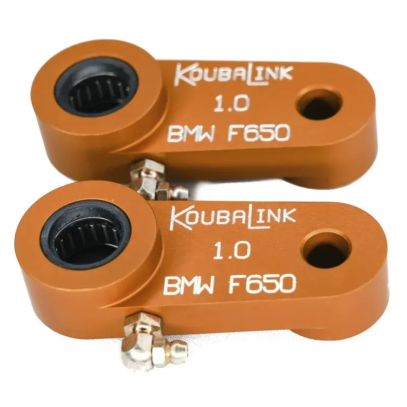 Kit de rabaissement de selle KOUBALINK (25.4 mm) orange - BMW F650 Funduro