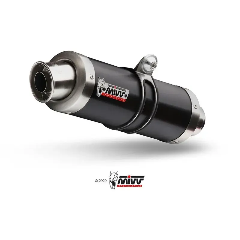 Silencieux MIVV GP Slip-On acier inoxydable noir - Honda CBR 1000 RR