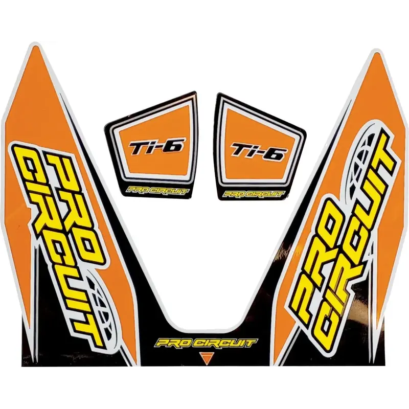 DECAL TI6 ORANGE