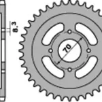 Pignon PBR acier standard 263 - 428