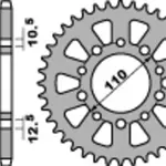 Pignon PBR acier standard 334 - 520