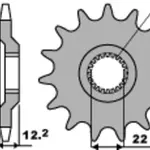 Pignon PBR acier standard 405 - 520