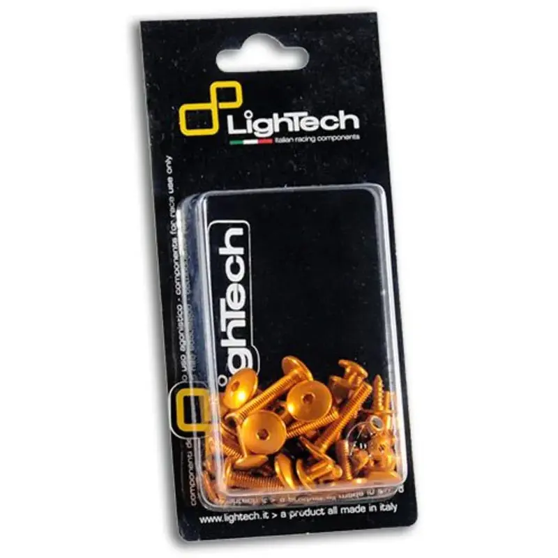 Kit vis de carénage LIGHTECH or alu (54 pièces) - Kawasaki Z1000