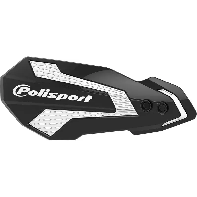 Protège-mains POLISPORT MX Flow noir / blanc - Honda CRF450R / RX
