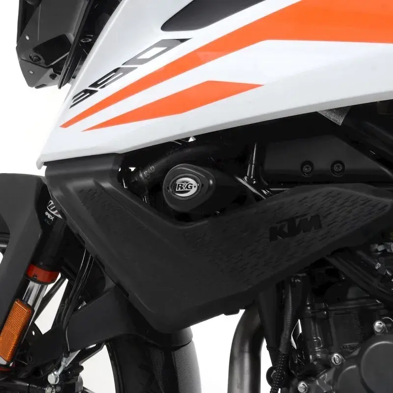 Tampons de protection R&G RACING Aero - blanc KTM 390 Adventure