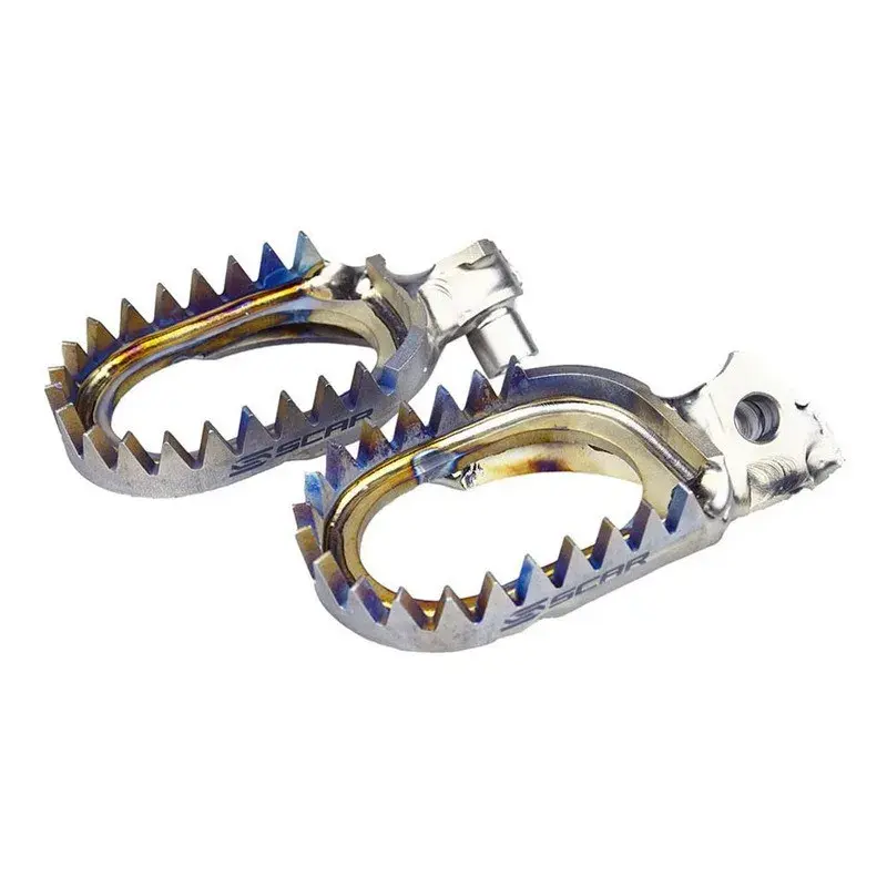 Repose-pieds SCAR anti-boue en titane - Beta RR