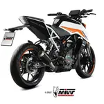 Silencieux MIVV MK3 Slip-On acier inoxydable noir - KTM 125 / 390 Duke