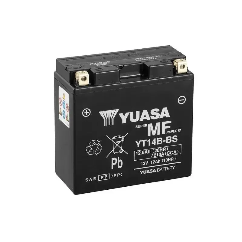 Batterie YUASA sans entretien activée usine - YT14B FA