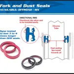Joint spi de fourche et cache poussière ALL BALLS - 50x60x10.5
