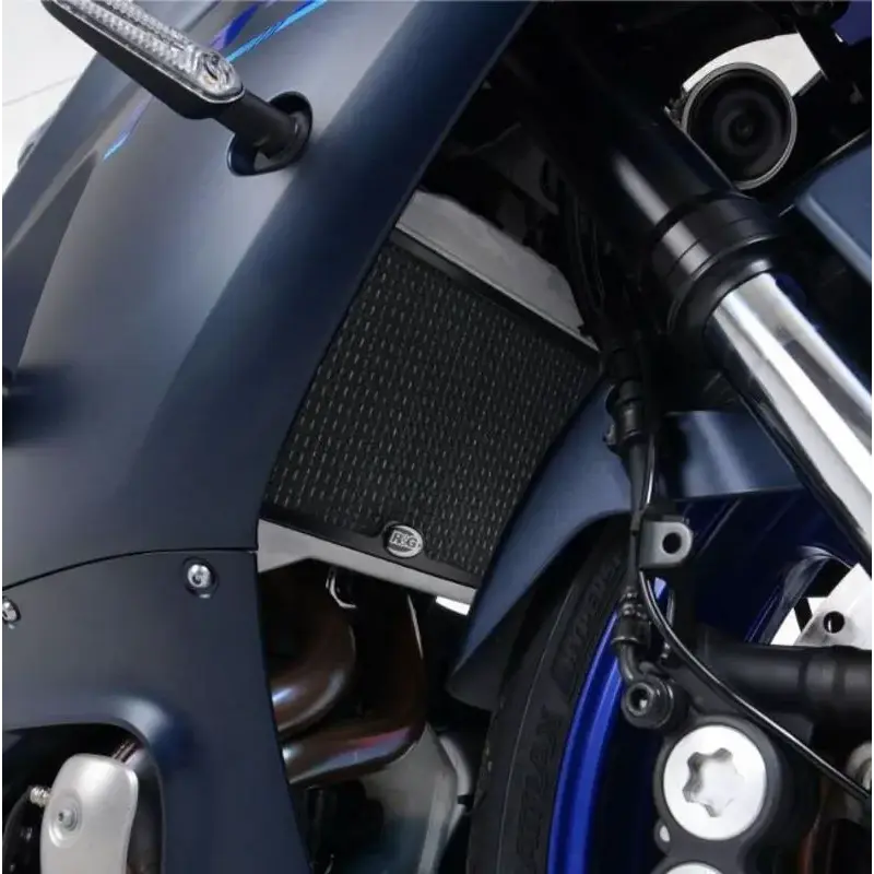 Protection de radiateur R&G RACING titane - Yamaha R7