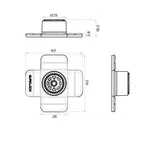 Base flexible adhésive QUAD LOCK 360