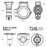Base de support guidon QUAD LOCK 360 - medium